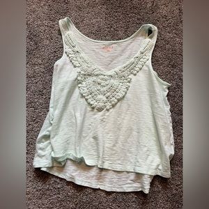 Mint green tank top size xs